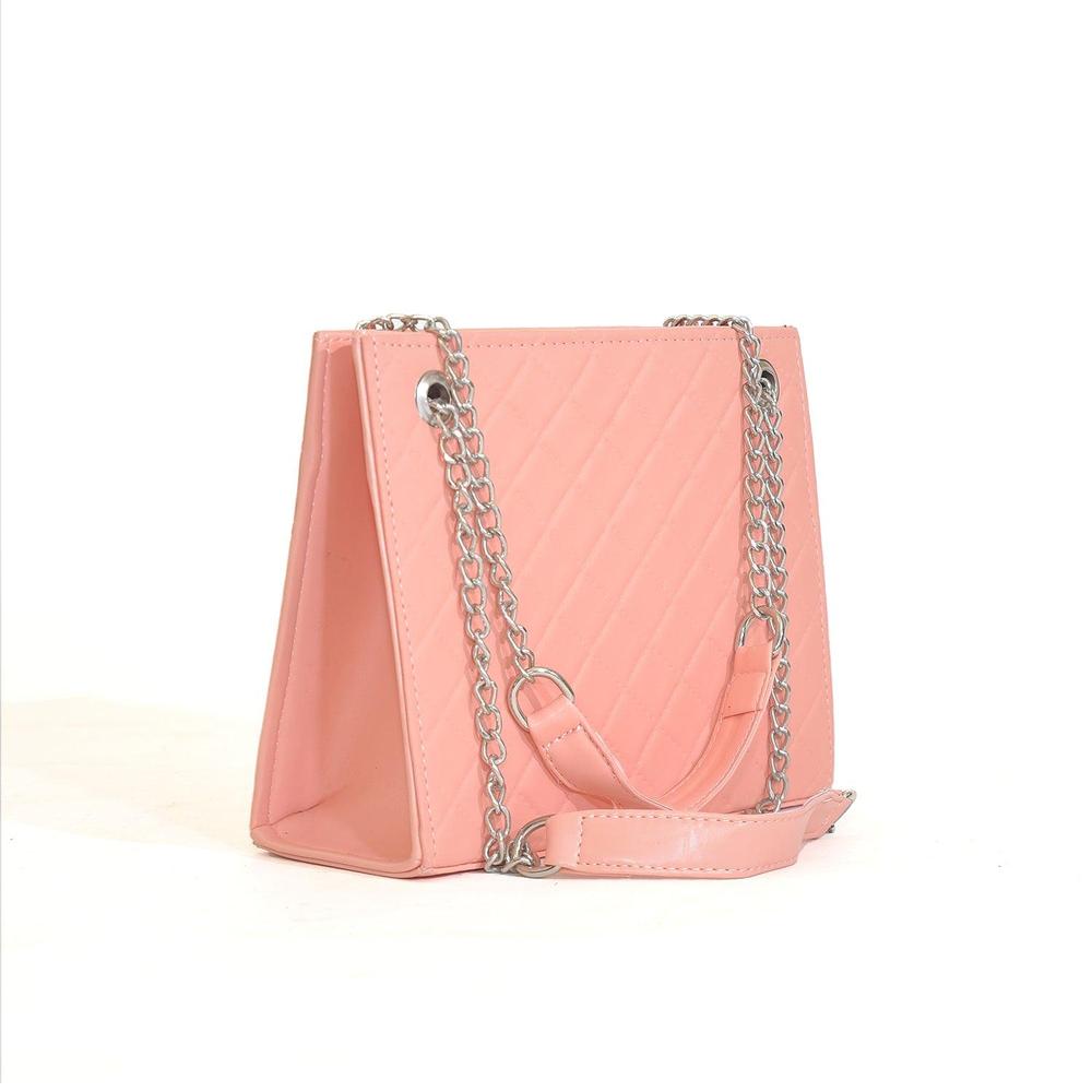 BagX -Sydney Synthetic Leather Casual Shoulder Bag, Pink - JBN-202 JBN75100007BBAGX